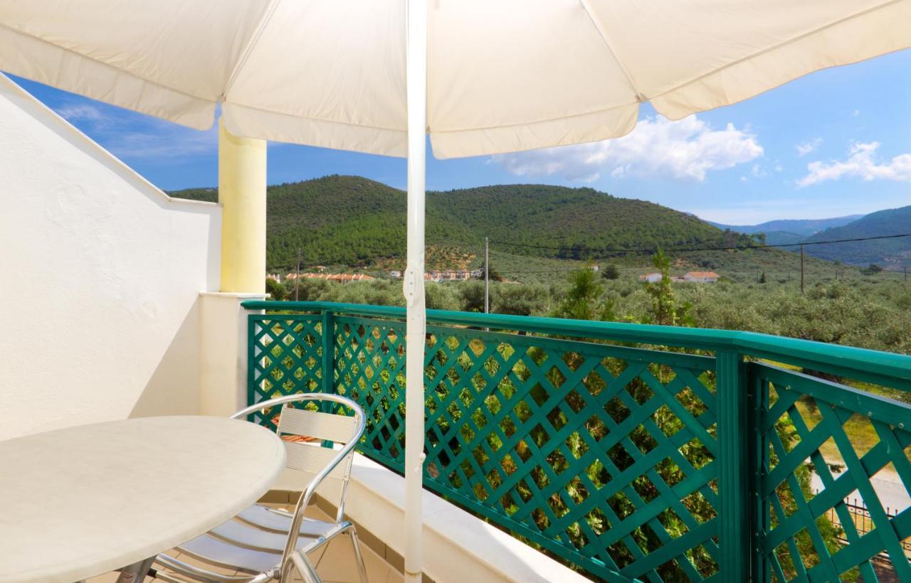 Aegean Sun Apartments Скала-Рахониу Экстерьер фото